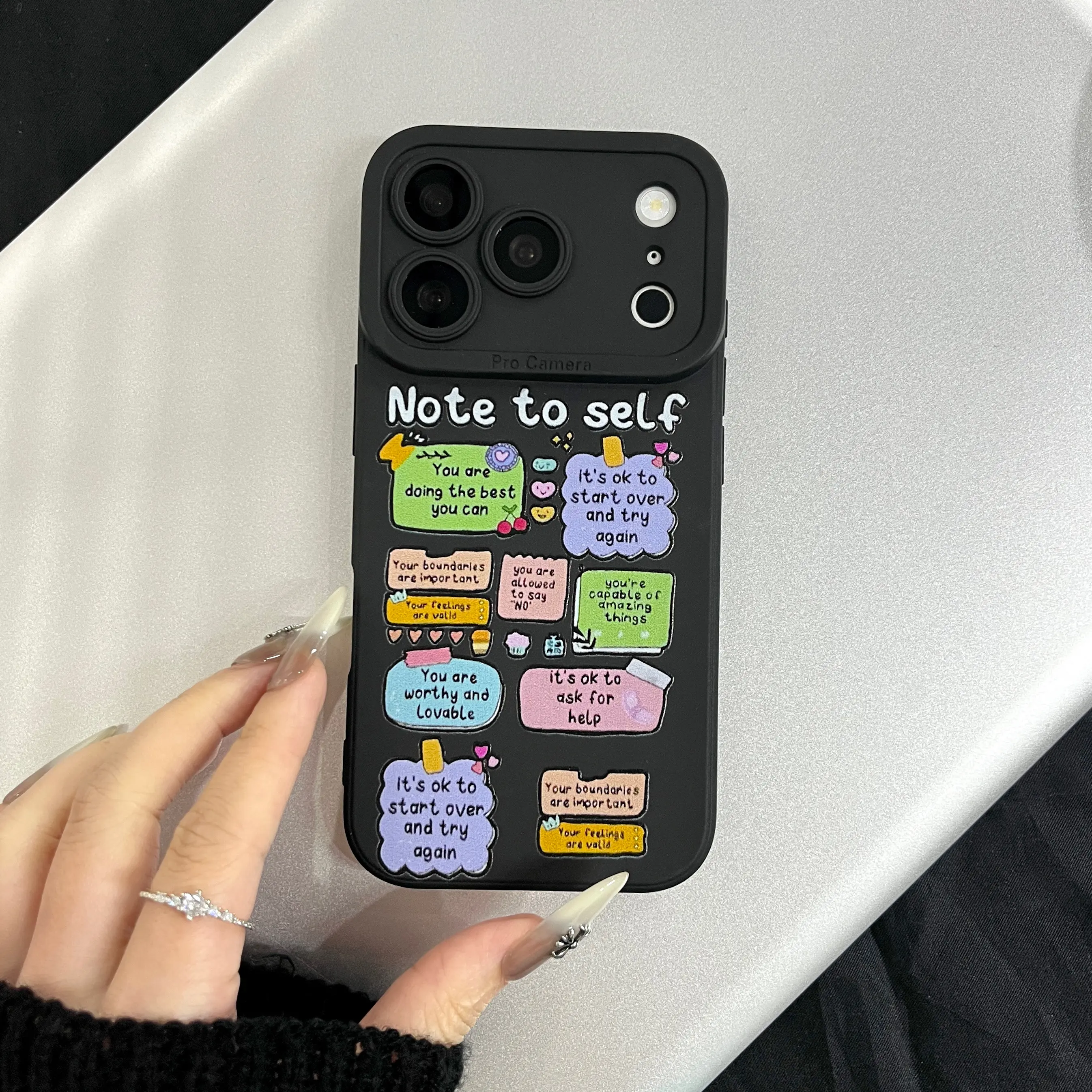 Compatible with iPhone 17 16 15 14 13 Pro Max Plus .Cute Phrase Pattern Phone Case, Perfect Gift for Her.Protective Cover, Fashion Phone Accessories.hockproof & Stylish. iPhone 17 cases / iPhone16 Pro Max cases /iPhone 15 Pro Maxcases.