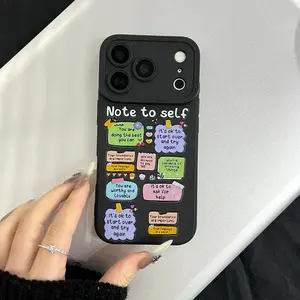 Compatible with iPhone 17 16 15 14 13 Pro Max Plus .Cute Phrase Pattern Phone Case, Perfect Gift for Her.Protective Cover, Fashion Phone Accessories.hockproof & Stylish. iPhone 17 cases / iPhone16 Pro Max cases /iPhone 15 Pro Maxcases.