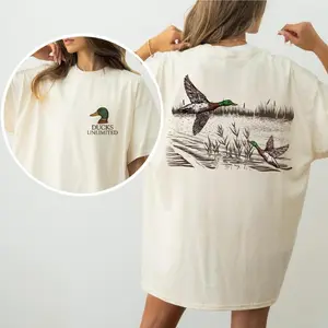 Ducks Unlimited Mallard Hoodie Sweatshirt Tshirt – Scenic Flying Ducks Artwork for Men, Great for Hunting Season American Outdoor Lifestyle clothing m Sweatshirt, Hoodie, Comfort Colors