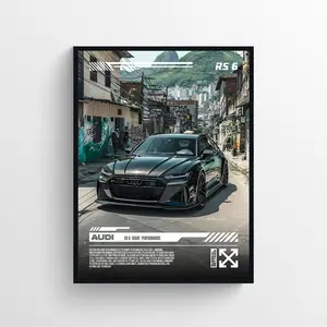 Audi RS 6 Favella Poster , No frame