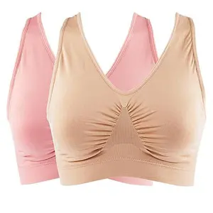Rhonda Shear 2-pack Seamless Racerback Ahh Bra