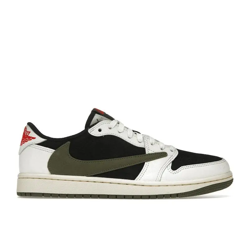 Jordan Women's 1 Retro Low OG SP Travis Scott Olive Basketball Shoes, from StockX