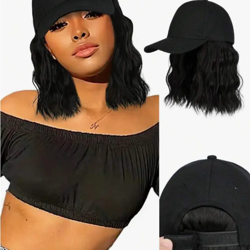 8 Inch Synthetic Machine Made Wig, Curly Short Hair, Heat Resistant Cap, Adjustable Size, Comfortable Breathable, Daily Wear, Synthetic Machine Wigs, Curled Synthetic Wig