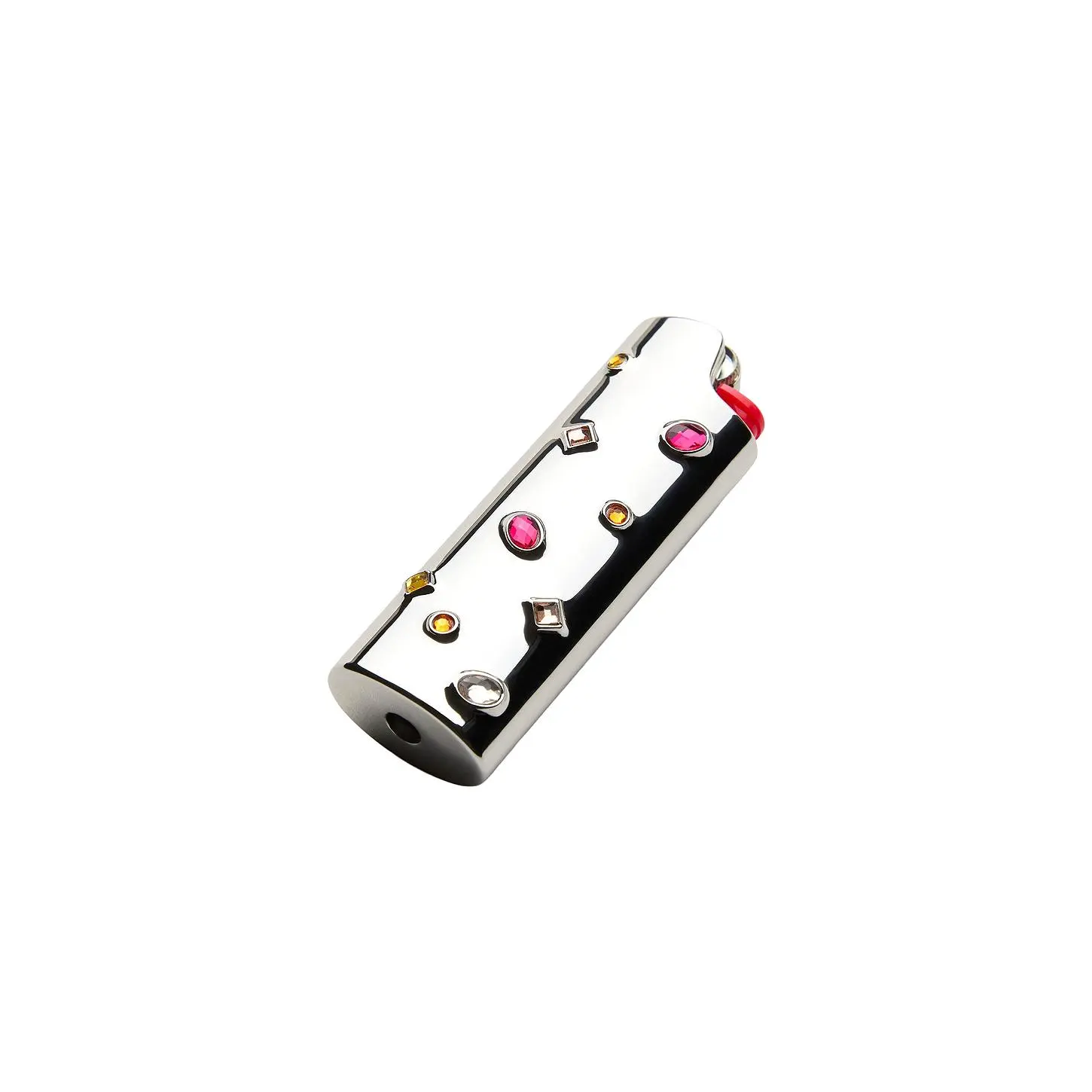 Edie Parker Little Gems Lighter Cases in Silver
