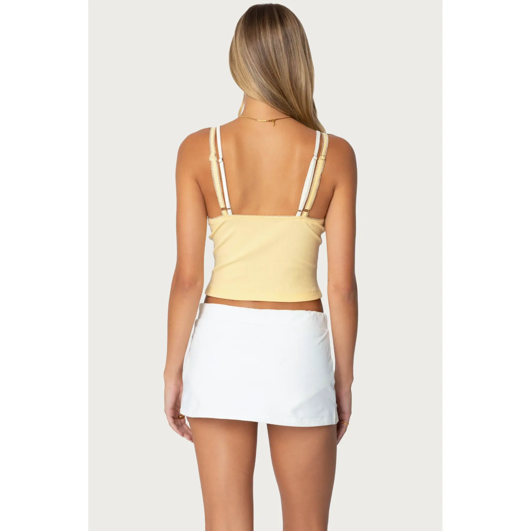 Lacey Layered Tank Top - TikTok Shop