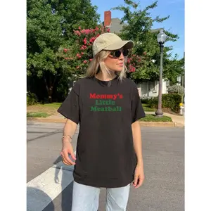 [Sale off up to 50%] Mommy's Little Meatball Tshirt, Italian NYC Shirt, Nic Funny T-Shirt, Unhinged Meme Shirt That Goes Hard, Proud Italian Gift
