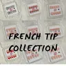 NailHaven｜ French Tip Collection｜ Press-On Nails - 10 Pcs Handmade Acrylic Nails with Cute Designs, Short Nails, and Nail Art, High Quality, Reusable