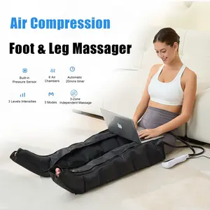 Air Compression Recovery System, Professional Sequential Device for Massage Therapy, Foot and Leg Recovery Boots to Improve Circulation