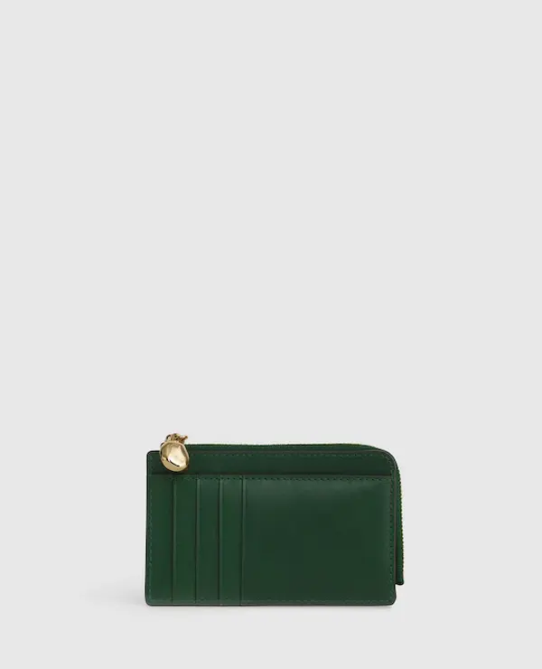 Madewell The Essential Zip Card Case Wallet Leather Small Wallet