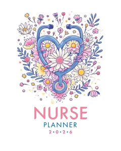 Nurse Planner 2026: A Monthly and Weekly Organizer to Manage 12-Hour Shifts and Balance Your Life