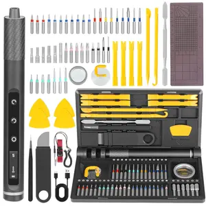 Galacok Precision Electric Screwdriver, 3.7v Laptop Screwdriver Set,71 In 1 Electronic Tool Set, Cordless Rechargeable Portable Repair Tool Set For Computer, Laptop, Mobile Phone, Camera, Watch Repair