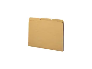Smead 10830 Kraft File Folders, 1/3 Cut Right, Reinforced Top Tab, Letter, Brown, 50/Box