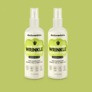 doctorwrinkle (2 PACK)  Household  laundry 	 Wrinkle Release Spray  Fabric Spray Clothing Care Spray Laundry Spray Odor Neutralizer Travel Size Wrinkle Spray Fabric Refresher Non-Iron Spray