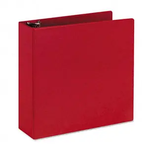Avery 27204 Durable EZ-Turn Ring Reference Binder 11 x 8-1/2 3'' Capacity Red