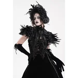 Crow Hollows Feathered Capelet
