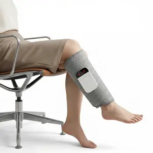 Cordless Air Compression Leg Massager With Heat 3 Modes Relief Foot Calf Thigh Knee Fatigue Perfect Gift