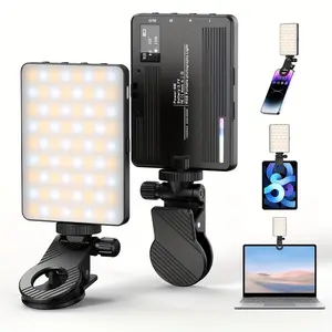 Portable Rechargeable Selfie Fill Light Clip, Ideal for Makeup and Live Streaming, Perfect Smartphone Accessory for Photographers