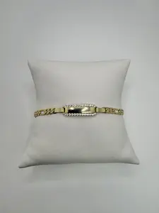 Vivandi ID Bracelet With Stones