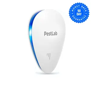 Pest Lab Multi-Room Ultrasonic Pest Repeller - 300 Sq Ft Per Unit, 4-5 Year Life, Non-Chemical Control for Mice, Spiders, Roaches, Bed Bugs