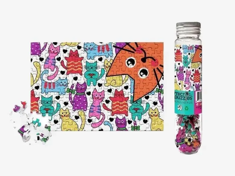 Kitty Cats Micro Puzzle Mini Jigsaw Stocking Stuffer Kitten Fun