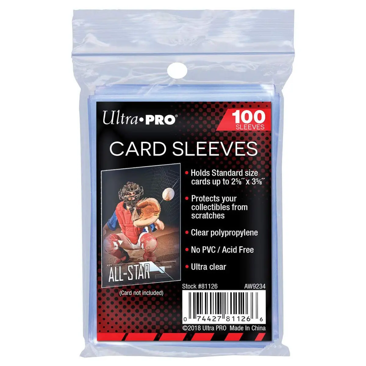 UltraPro Soft Sleeves 100 Count - Sports Or TCG