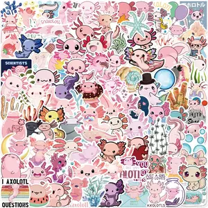 Adorable Axolotl Stickers- Whimsical Water Wonders!