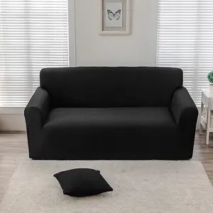 High-elastic thickened corn velvet sofa set, soft polyester fiber sofa cover, Elastic sofa slipcover, durable and non-slip design, suitable for living room.