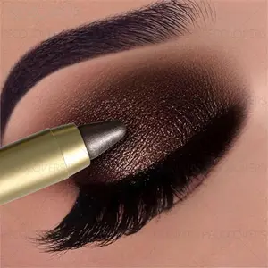 1pc Glitter Eyeshadow Stick, Eye Crayon, Ultra-Smooth Soft Texture, High Color Payoff & Metallic Finish, Long-Lasting Waterproof Sweat-Resistant, Fast-Drying Non-Fading Wear