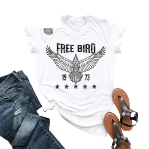 Free Bird Shirt, Boho TShirt, Free Bird Tee, Eagle Shirt, Retro Music Shirt, Vintage Inspired Shirt