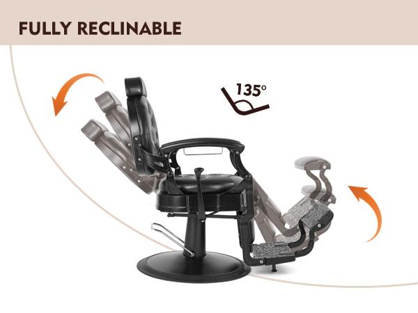 Heavy Duty Barber Chairs Vintage Salon Chair Retro Barber Chair for Salon Shop