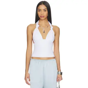 superdown Stevie Halter Top in White
