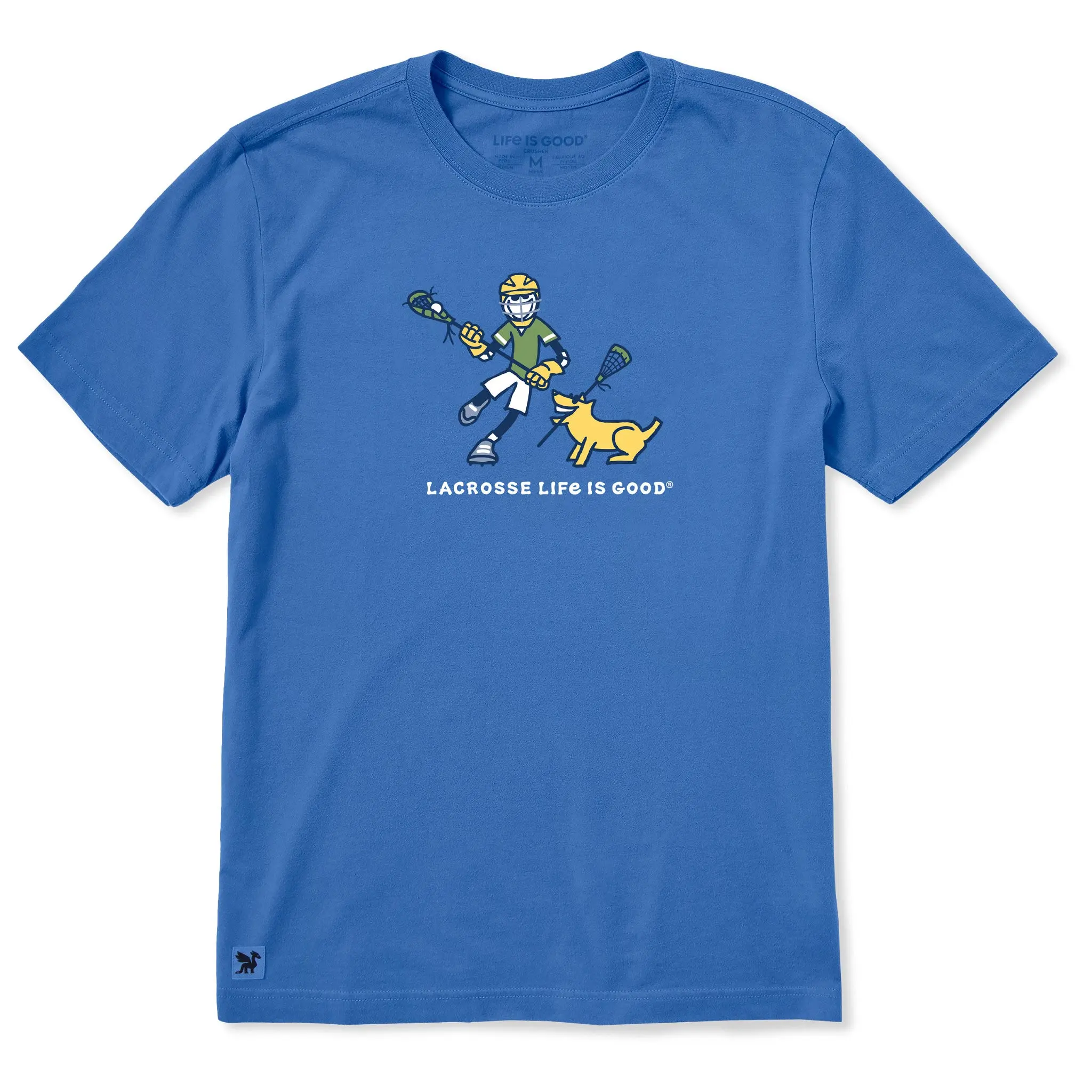 Men's Lacrosse Life is Good Short Sleeve Crusher Tee