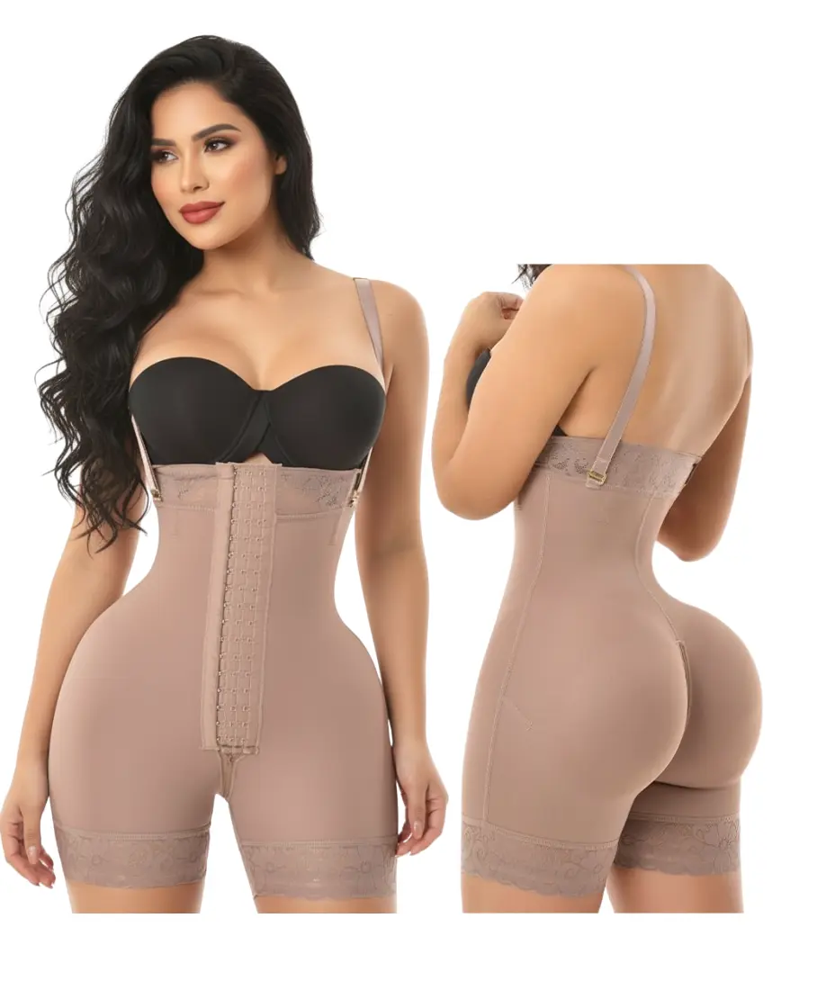 REGINA Strapless Invisible Faja with Three Brooches for Secure Fit Compression and Lifting Supportive Shapewear