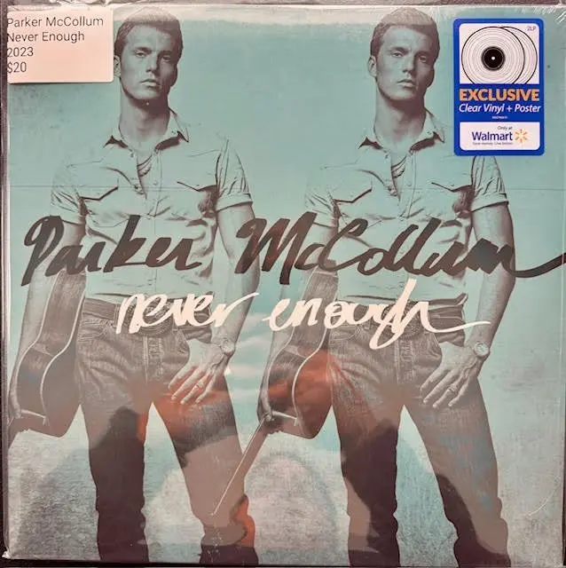 Parker McCollum – Never Enough (2xLP, Clear Vinyl, 2023, MCA Nashville B0037604-01)