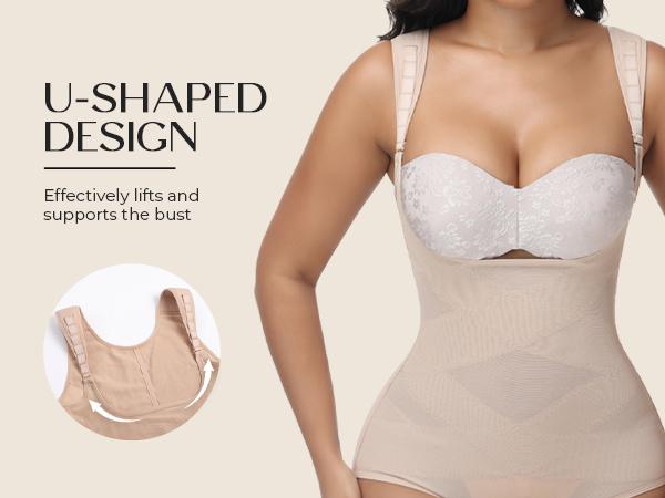 SHAPSHE Tummy Control Shapewear Bodysuit for Women Faja Body Shaper Butt Lifter Panty Girdles SHAPSHE Tummy Control Shapewear Bodysuit for Women Faja Body Shaper Butt Lifter Panty Girdles