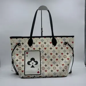 Pre-owned Louis Vuitton H5 Neverfull Poker Limited Edition Tote Bag H19405