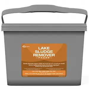 LAKE Aquascape Lake Sludge Remover Bulk Pack, 1152-Count Water-Soluble Packs, Spot Treatment, Sludge Eliminator, Oxygen Release, Active Ingredients-Infused, Muck Reducer (Fish & Aquatic Pet Supplies Water Treatment)