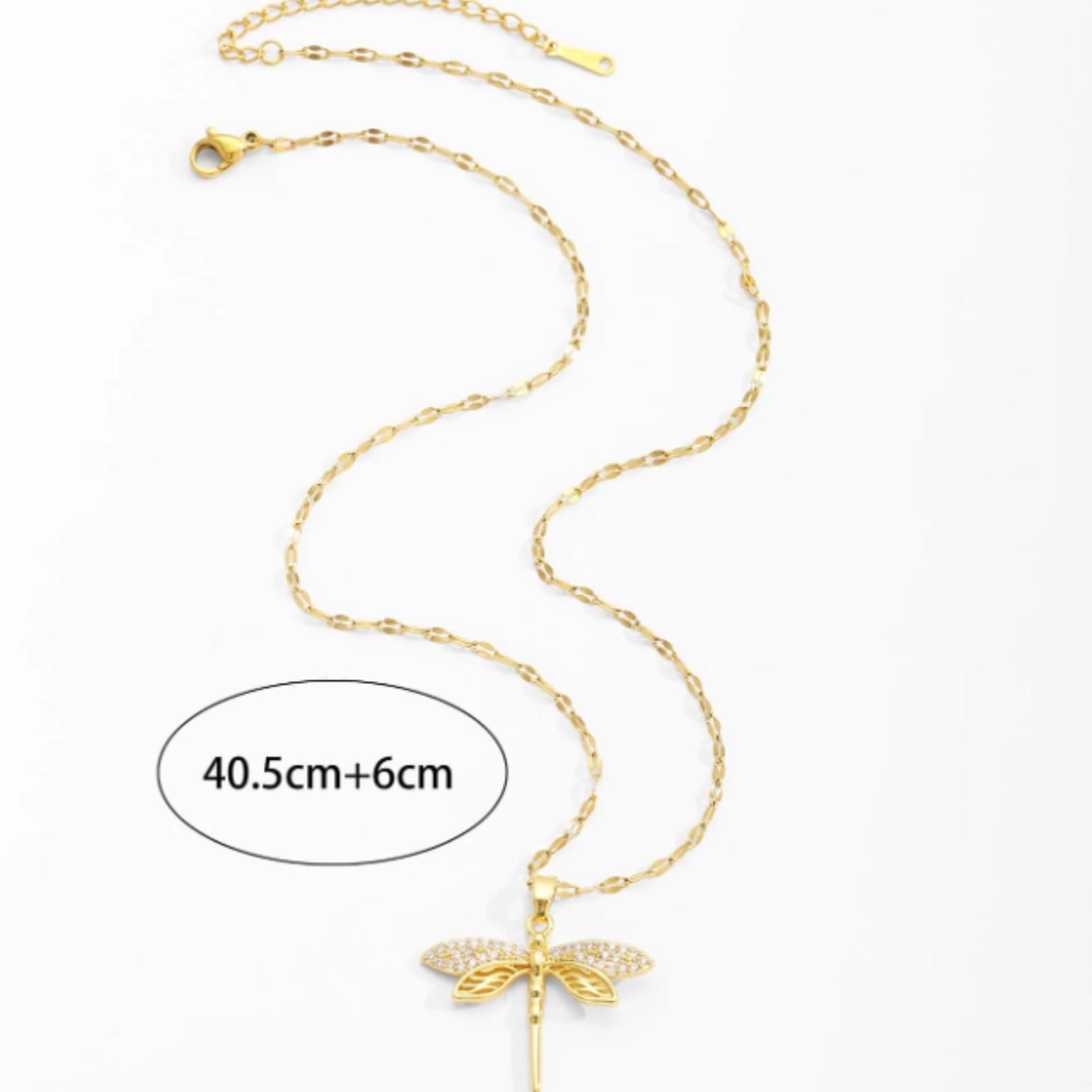 Dragonfly Crystal Necklace – Elegant & Meaningful Gift for Women