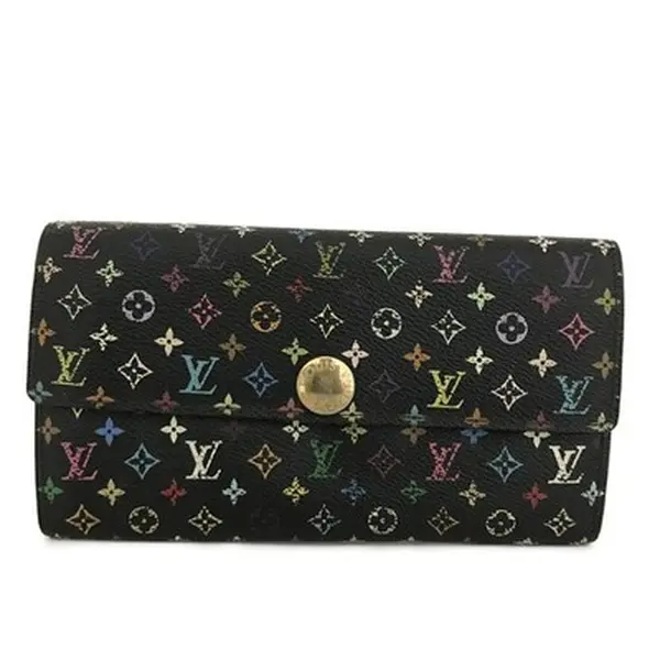 Pre-owned Louis Vuitton Other Other Monogram Multicolor Wallet Sarah Long Wallet 12669069613/753267