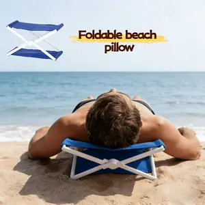 Outdoor Portable Foldable Beach Pillow Camping Leisure Cushion, Compact And Easy to Store, Can Be Used As a Headrest or Small Cushion for Outdoor Camping And Beach Rest, Easy to Use And Store, Full of Practicality And Portability