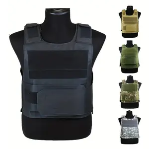 NEW DISCREET Weight Vest For Training CARRIER M-2XL ADJUSTABLE BLACK Durable Nylon Waist & Shoulder Straps Outdoor Training Patch Attachment