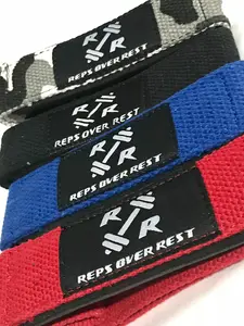Heavy Duty Cotton Lifting Straps for Fitness and Gym