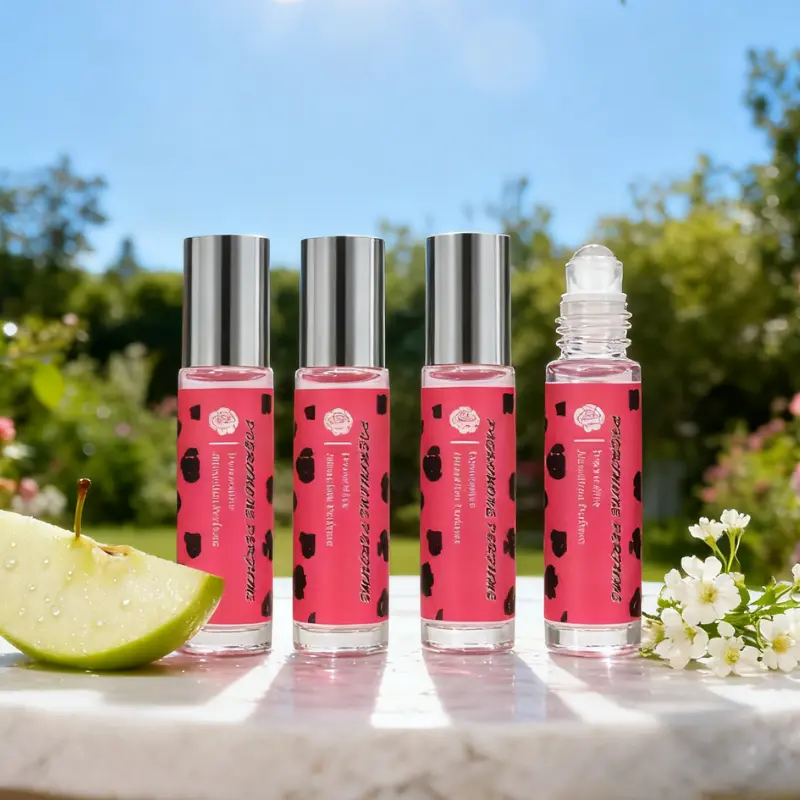 1/2/3/4PCS Romantic Women's Pheromone Perfume- 10mL Long-Wearing Enhanced Scent, Portable Roll-On & Spray EDP, Thoughtful Valentine's Day Gift for Her