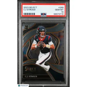 2023 Panini Select #289 CJ Stroud Club Level Rookie PSA 10 GEM Houston Texans