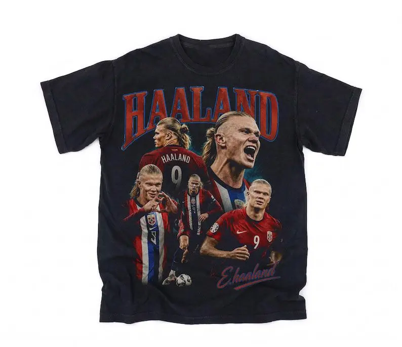 Erling Haaland Graphic Tee, Unisex Shirt, Gift For Fans