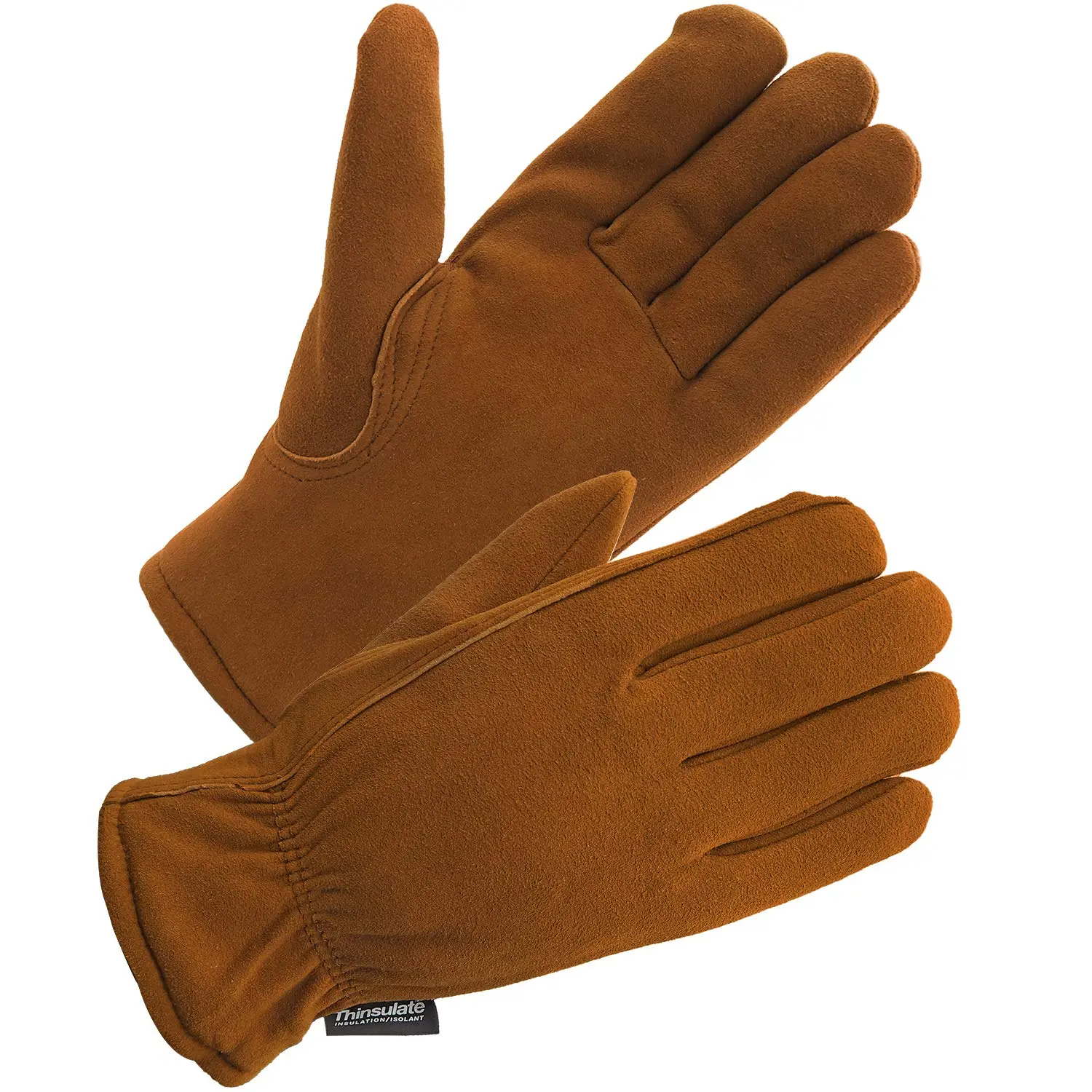 3m Thinsulate Thermal Winter Work Gloves With Windproof Genuine Deerskin Suede Leather (unisex)