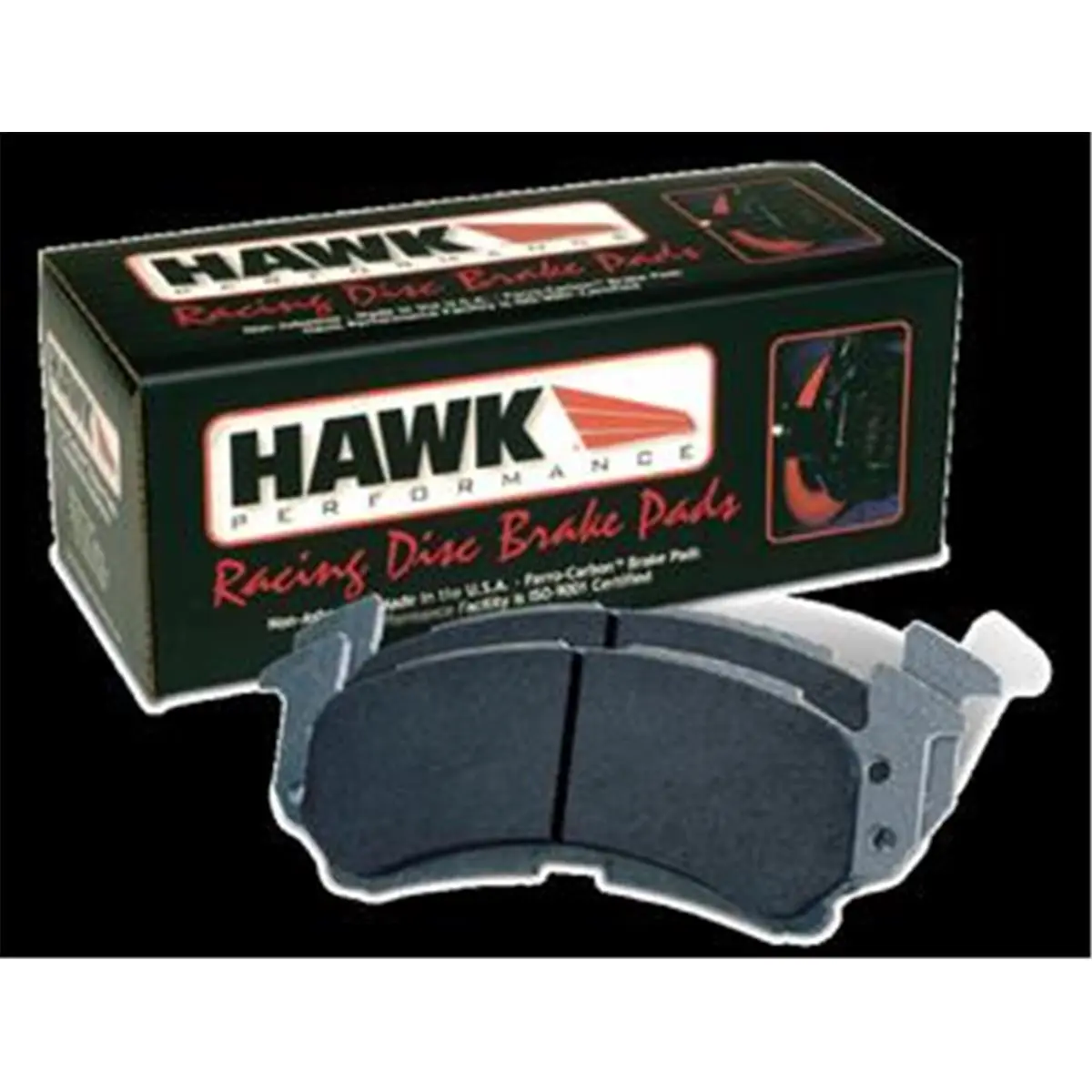 HAWK HB453N585 Hp Plus Ferro-Carbon Brake Pad for Pontiac, Cadillac - Bonded Construction, Extremely High Friction Output, High Torque Values, Lower Wear Rates, Fade Resistant, Exceptional Stopping Performance