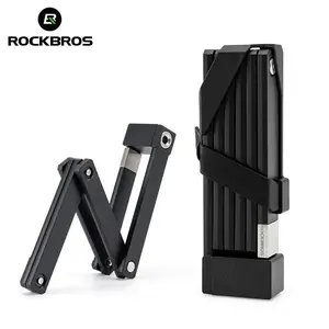 ROCKBROS Bicycle Lock Portable Folding Bike Lock Electric Battery Bike Motorcycle Anti-Theft Lock