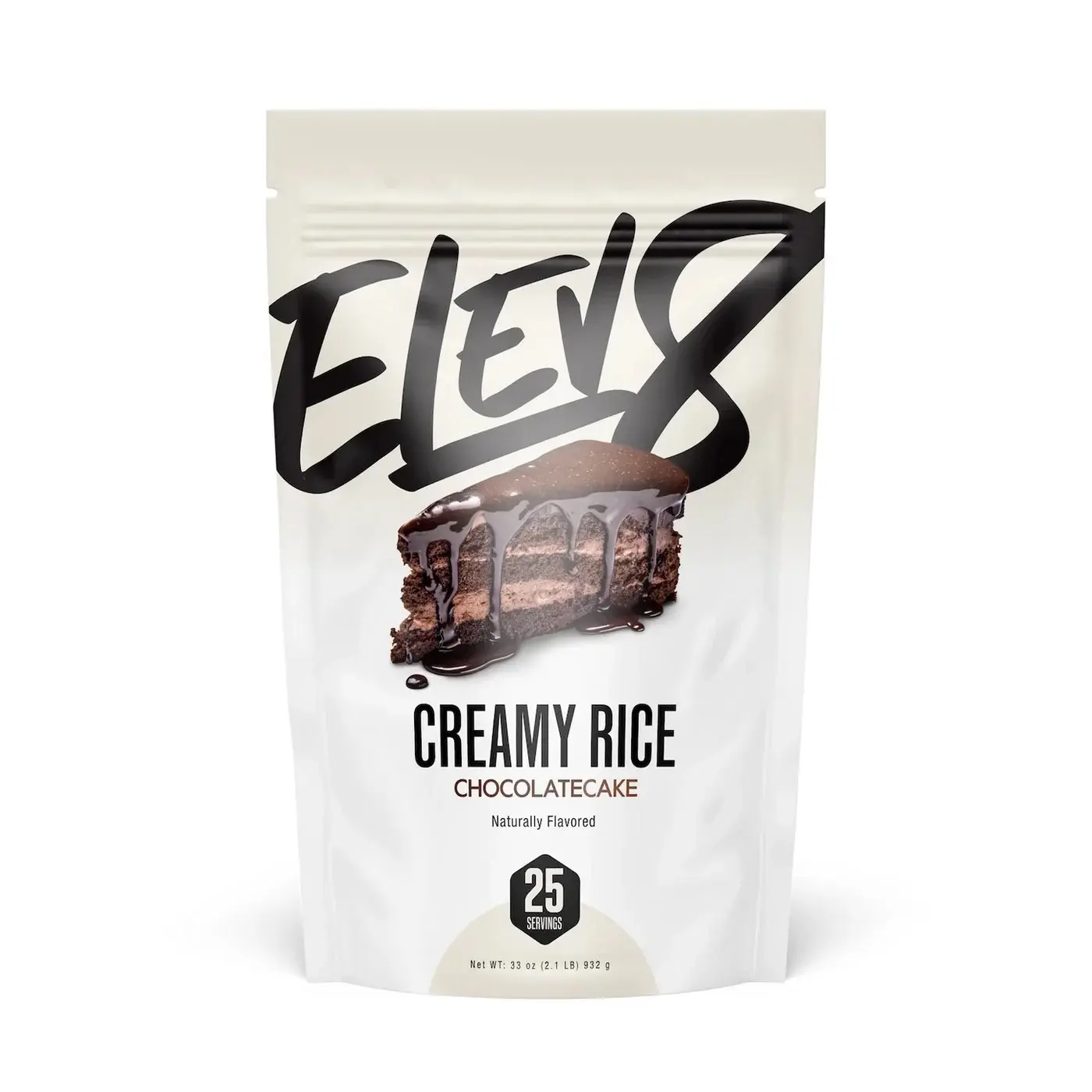 ELEV8 Creamy Rice - Chocolate Cake Flavor, Smooth Texture- 25 Servings (33 oz)