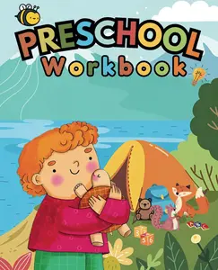The Engaging Preschool Workbook with Animals and Fruits: Fun and Educational Games, Activities to Learn Numbers, Colors, Shapes, Letters, and Problem Solving for kids ages 3-5